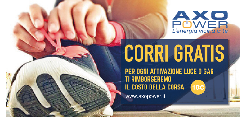 Corri con Axopower per il sociale